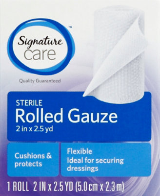 Signature Select/Care Gauze Rolled Sterile Flexible 2in x 2.5yd - Each - Image 2