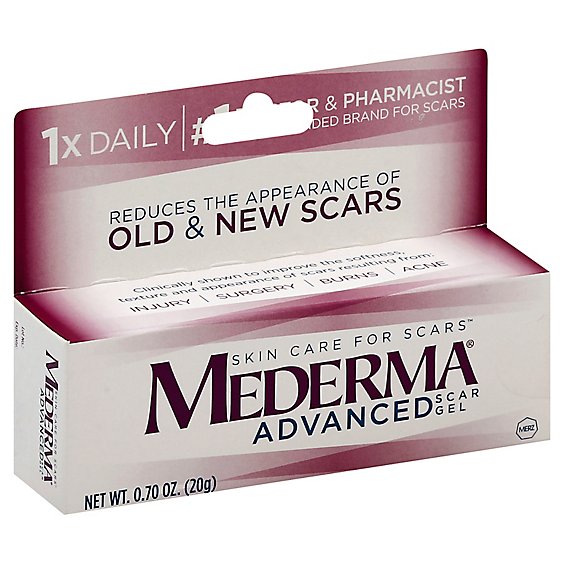 Mederma Skin Care For Scars Scar Gel Advanced - 0.7 Oz