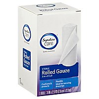 Signature Care Gauze Rolled Sterile Flexible 3in x 2.5yd - Each - Image 1