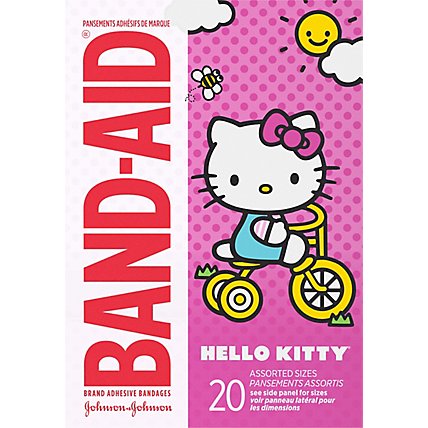 Band-Aid Adhesive Bandages Hello Kitty Assorted Sizes - 20 Count - Image 4