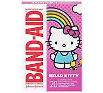 Band-Aid Adhesive Bandages Hello Kitty Assorted Sizes - 20 Count