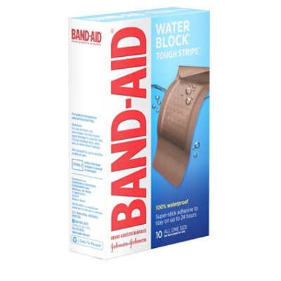 BAND-AID Brand Adhesive Bandages Tough Strips Waterproof Extra Large - 10 Count - Image 4