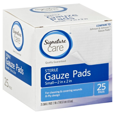 Signature Select/Care Gauze Pads Sterile Small - 25 Count - Image 1