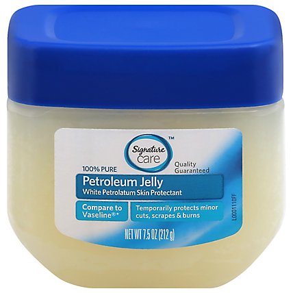Signature Care Petroleum Jelly 100% Pure Skin Protectant - 7.5 Oz - Image 3