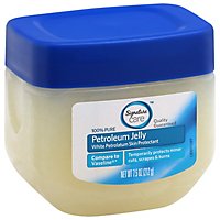 Signature Care Petroleum Jelly 100% Pure Skin Protectant - 7.5 Oz - Image 1