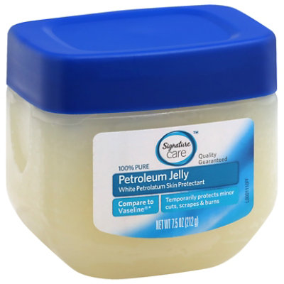 Signature Care Petroleum Jelly 100% Pure Skin Protectant - 7.5 Oz