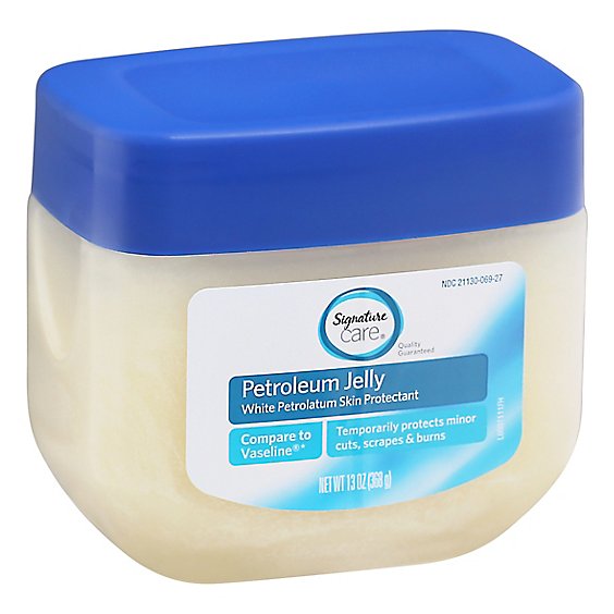 Signature Care Petroleum Jelly 100% Pure Skin Protectant - 13 Oz