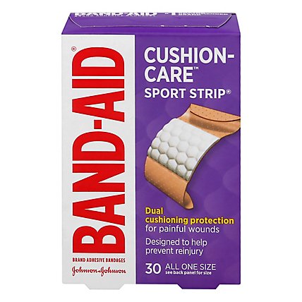 BAND-AID Brand Adhesive Bandages Sport Strip Extra Wide - 30 Count - Image 3