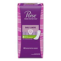 Poise Daily Incontinence Panty Liners Very Light Absorbency - 48 Count - Image 7