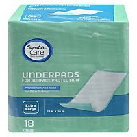 Signature Care Incontinence Underpads Extra Large - 18 Count - Image 3