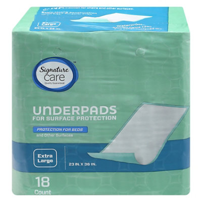 Signature Select/Care Incontinence Underpads Extra Large - 18 Count - Image 3