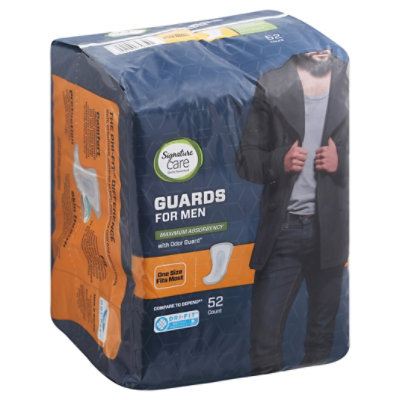 Assurance Guards for Men, Maximum, One Size Fits All, 52 Ct (pack of 2)