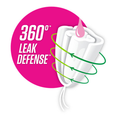 Playtex Sport Tampons Plastic Unscented Regular & Super Absorbency Multipack - 36 Count - Image 2