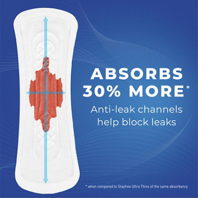 Stayfree Maxi Pads Without Wings Super Absorbency - 48 Count - Image 5