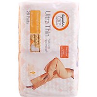 Signature Care Ultra Thin Overnight Absorbency With Flexi Wings Maxi Pads - 28 Count - Image 5