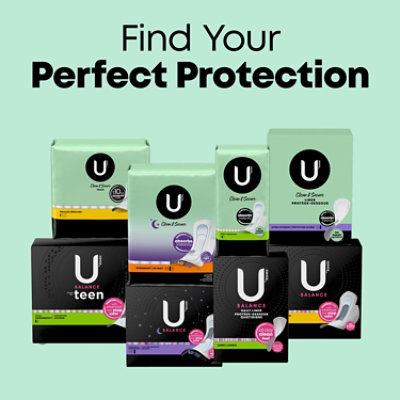 U By Kotex Security Overnight Absorbency Unscented Maxi Feminine Pads 28 Count Acme Markets
