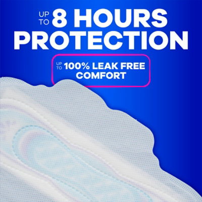 Always Ultra Thin Pads Long Super Absorbency With Wings Size 2 Unscented - 32 Count - Image 4