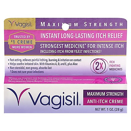 Vagisil Anti-Itch Creme Maximum Strength - 1 Oz - Image 3
