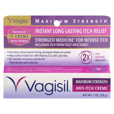 Vagisil Anti-Itch Creme Maximum Strength - 1 Oz - Image 3