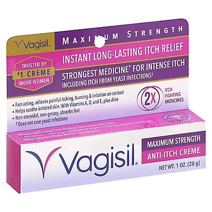Vagisil Anti-Itch Creme Maximum Strength - 1 Oz - Image 1