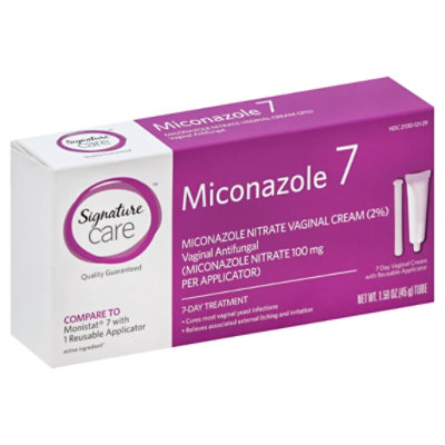 Signature Care Cream Vaginal Antifungal Miconazole Nitrate 7 Day