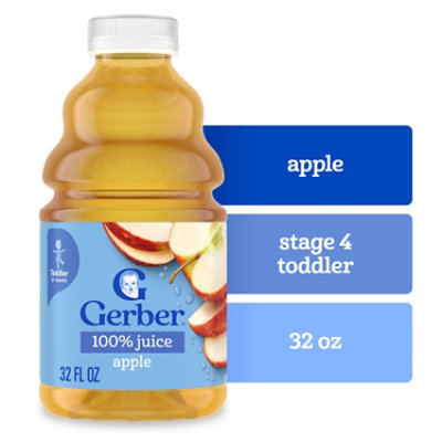 Gerber Fruit Juice Apple - 32 Fl. Oz.
