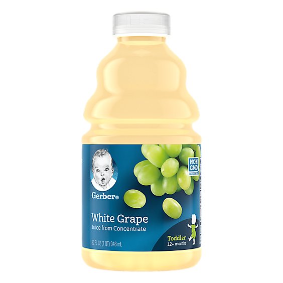 Gerber Fruit Juice White Grape - 32 Fl. Oz.
