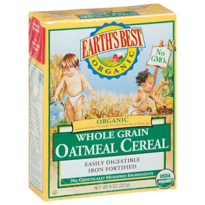 earth's best organic baby oatmeal