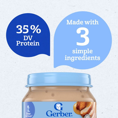 Gerber 2nd Foods Chicken & Gravy Mealtime Jar for Baby - 2.5 Oz - Image 2