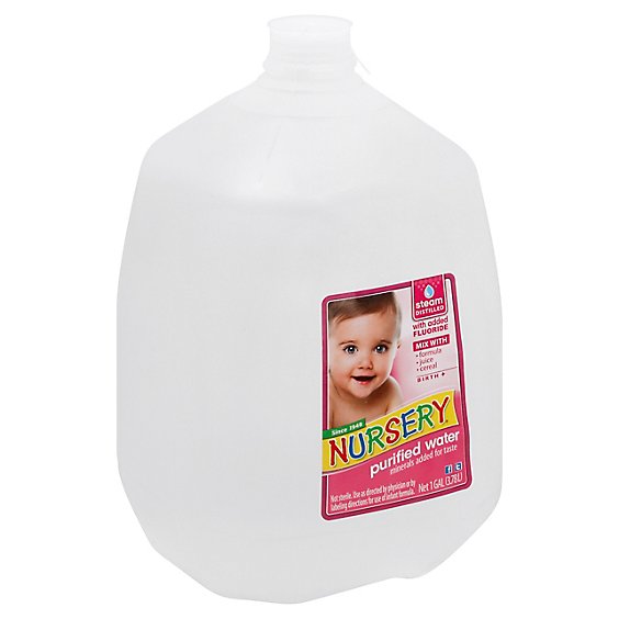 Nursery Purified Water With Flouride - 1 Gallon