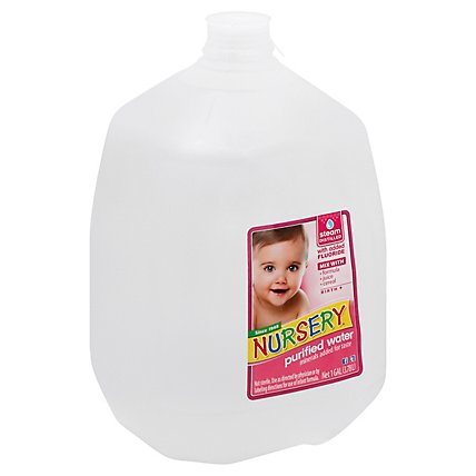 Nursery Purified Water With Flouride - 1 Gallon - Image 1