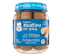 Gerber 3rd Foods Mealtime Chicken Lil Sticks Jar for Baby - 2.5 Oz