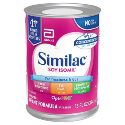 Similac Soy Isomil Infant Formula with Iron Concentrated Liquid Milk - 13 Fl. Oz. - Image 1