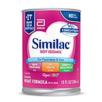 Similac Soy Isomil Infant Formula with Iron Concentrated Liquid Milk - 13 Fl. Oz. - Image 1