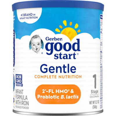 Gerber Good Start Infant Formula Gentle HMO Non GMO Powder Stage 1 - 12.7 Oz - Image 1