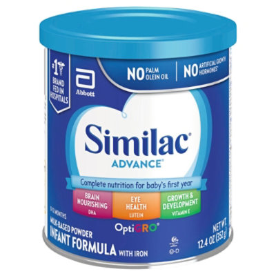 Similac Advance Infant Formula with Iron Powder - 12.4 Oz - Image 2