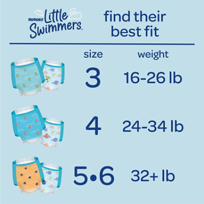 Huggies Little Swimmers Swim Diapers Disposable Large - 10 Count - Image 2