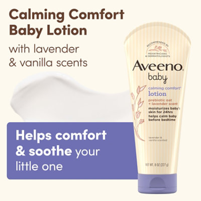 Aveeno Baby Lotion Calming Comfort Lavender & Vanilla - 8 Fl. Oz. - Image 4