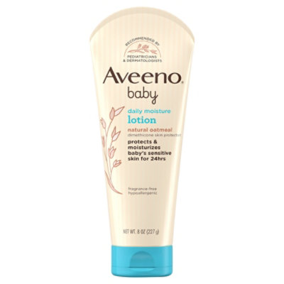 Aveeno Baby Lotion Daily Moisture Fragrance Free - 8 Fl. Oz. - Image 4