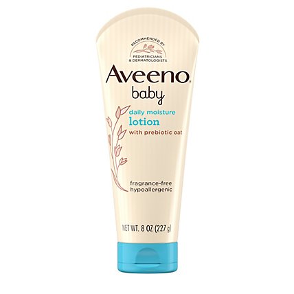 Aveeno Baby Lotion Daily Moisture Fragrance Free - 8 Fl. Oz. - Image 2