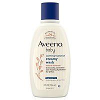 Aveeno Baby Creamy Wash Soothing Relief Fragrance Free - 8 Fl. Oz. - Image 3