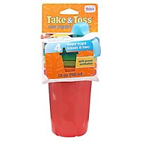 The First Years Take & Toss Sippy Cups 10 Ounce 9M+ - 4 Count - Image 3