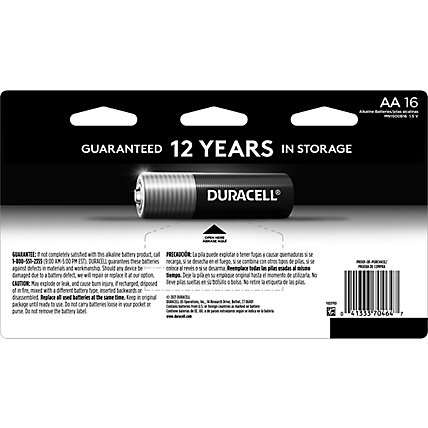 Duracell CopperTop AA Alkaline Batteries - 16 Count - Image 2