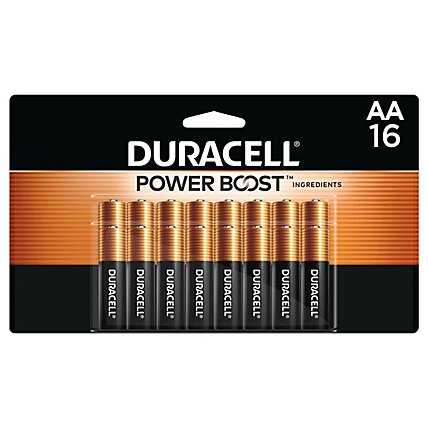 Duracell CopperTop AA Alkaline Batteries - 16 Count - Image 1