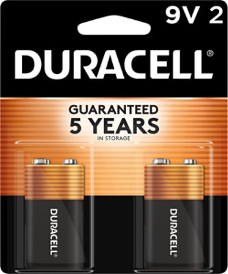 Duracell CopperTop 9V Alkaline Batteries - 2 Count - Image 1