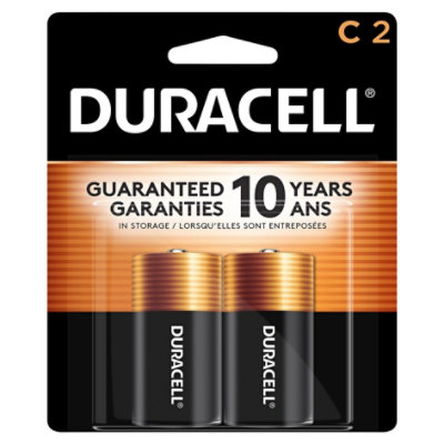 Duracell CopperTop C Alkaline Batteries - 2 Count