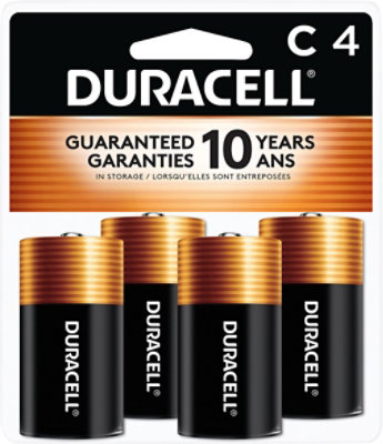 Duracell CopperTop C Alkaline Batteries - 4 count - Image 1