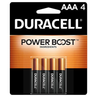 Duracell CopperTop AAA Alkaline Batteries - 4 Count - Image 1