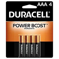 Duracell CopperTop AAA Alkaline Batteries - 4 Count - Image 1