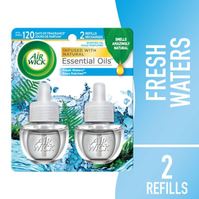 Air Wick Plug In Fresh Waters Air Freshener - 2 Count - Image 1